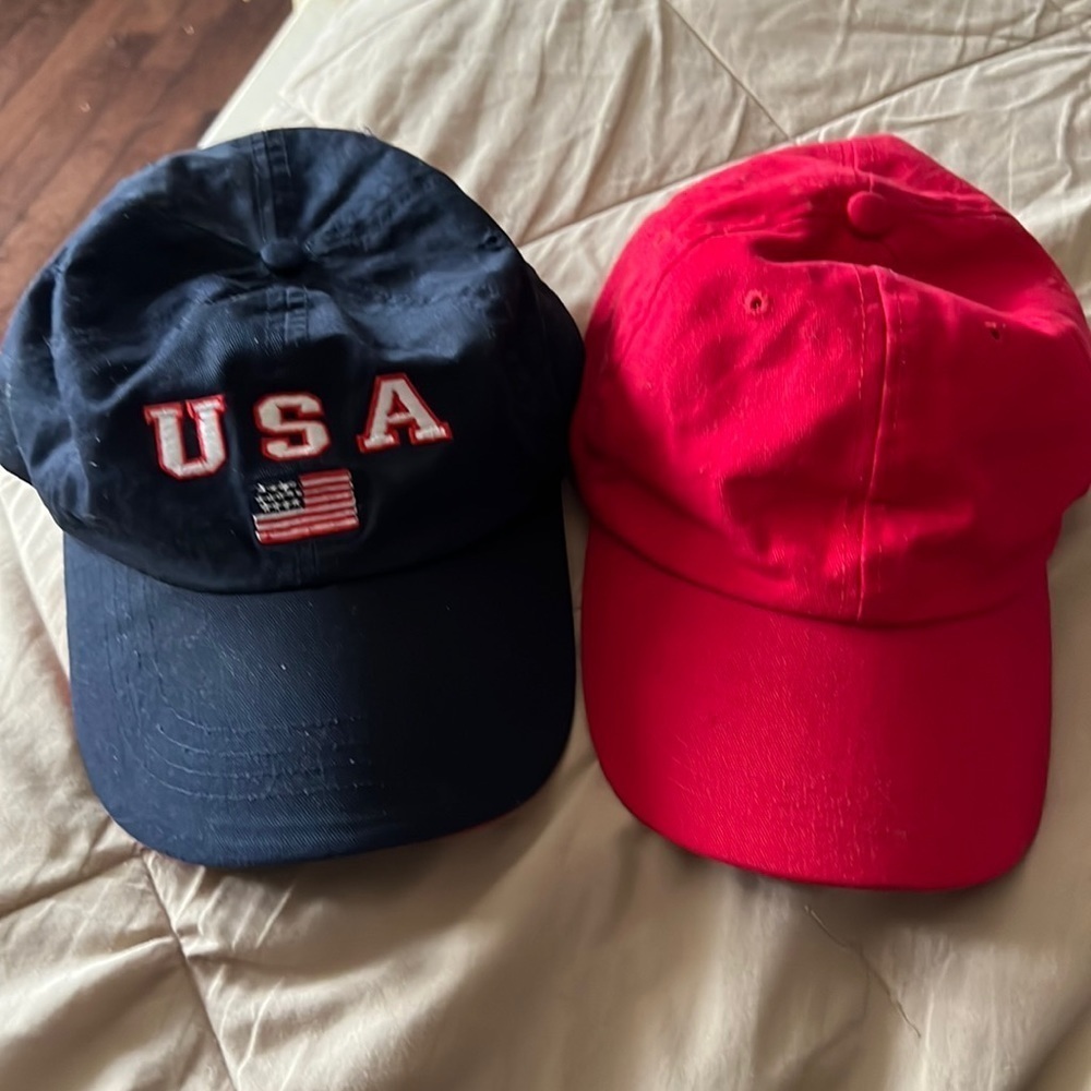 2 Ladies'‎ Baseball Hats w/ Adjustable Straps!